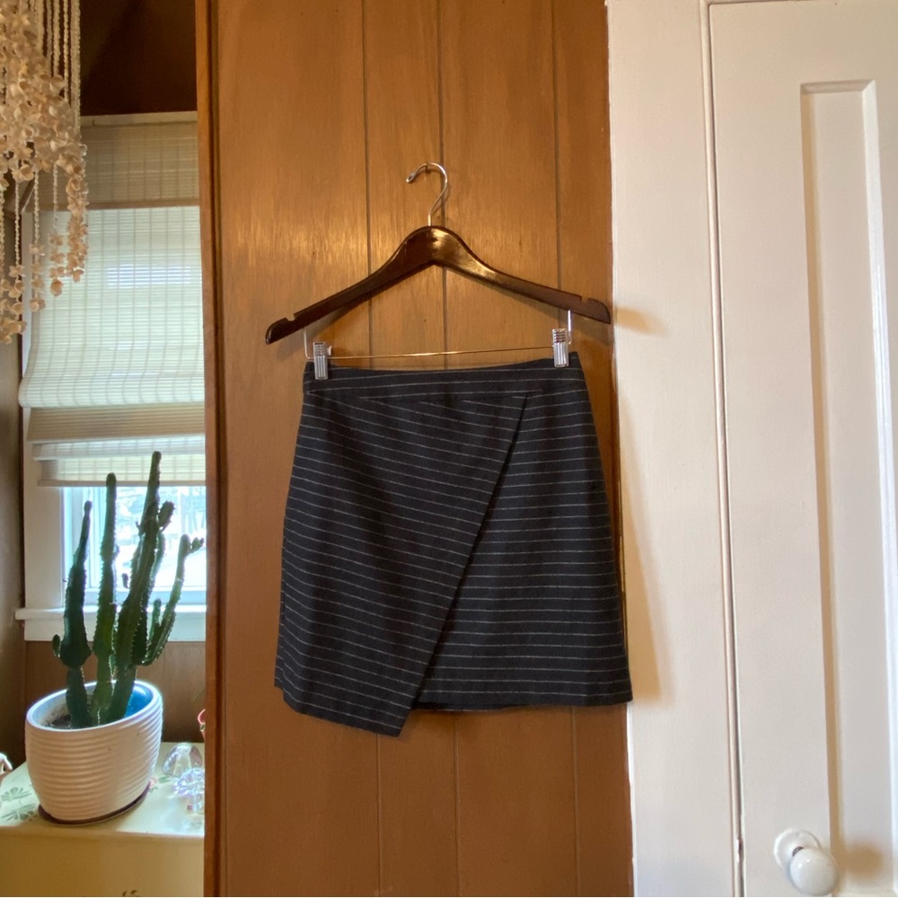 Madewell wool asymmetrical skirt
